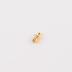 Gold Plated Metal Hoop 1x0.7cm