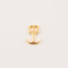 Gold Plated Metal Anchor (2.2x1.6cm)