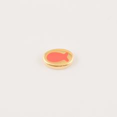 Gold Plated Item Fish Coral 2.1x1.4cm