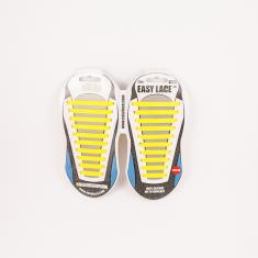 Silicone Shoe Laces "Easy Lace" Yellow
