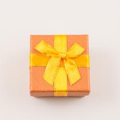 Κουτί Δώρου Πορτοκαλί 5x3.5cm