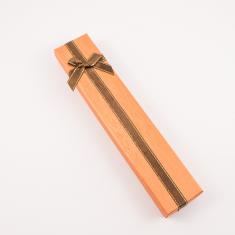 Κουτί Δώρου Πορτοκαλί 21x4cm