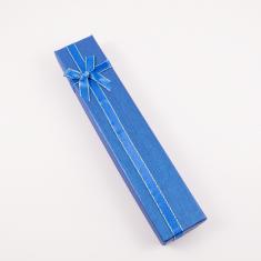 Κουτί Δώρου Σκούρο Μπλε 21x4cm