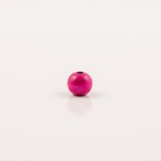 Wooden Bead Fuchsia 10mm