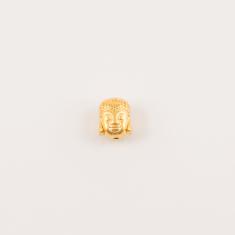 Gold Plated Metal Buddha 1.1x0.9cm