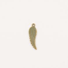 Metal Wing Bronze 3x0.9cm