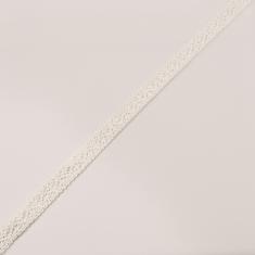 Knitted Ribbon White 1.2cm