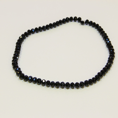 Set  Polygonal Beads Black (10mm)