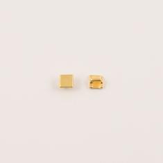 Gold Plated Passed Square 3mm