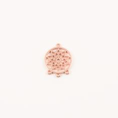 Metal Dreamcatcher Pink Gold 2.5x2cm