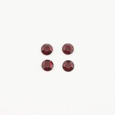 Rhinestones Dark Red 7mm