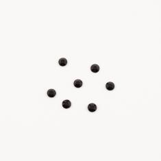 Rhinestones Black 4mm