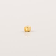 Gold Plated Metal Cube 4mm