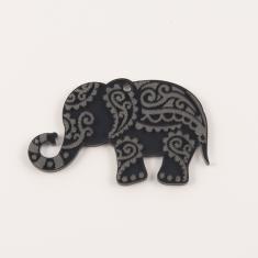 Ελέφαντας Plexiglass Ανθρακί 6x3.2cm