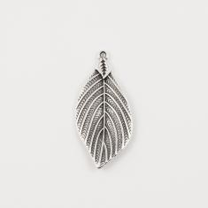 Metal Leaf Silver 4.8x2.2cm