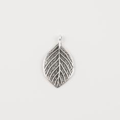 Metal Leaf Silver 3.7x2.1cm