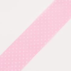 Satin Ribbon Pink Dots 3.5cm