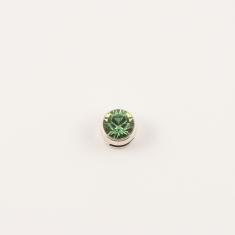 Silver Item Bezel Peridot (1cm)