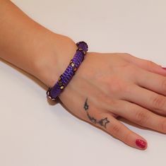 Bracelet with Mountaineering Purple