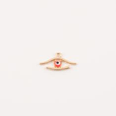 Gold Plated Eye Red 2.6x1.3cm