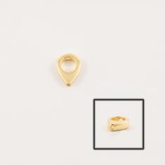 Gold Plated Metal Oval Item 1.2x0.9cm