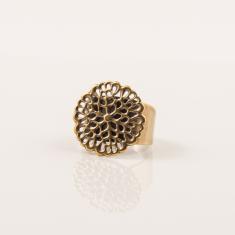 Ring Base Holes Bronze 2x2cm