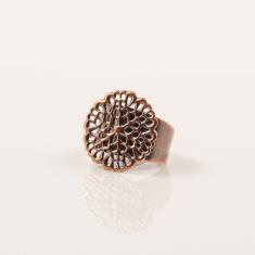 Ring Base Holes Copper 2x2cm