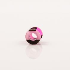 Σκουλαρίκι Streching Ροζ 8mm