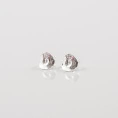 Silver Earring Clasps 6mm