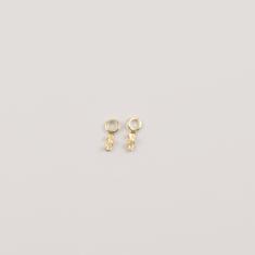 Gold Plated Connectors Silver 925 (1mm)