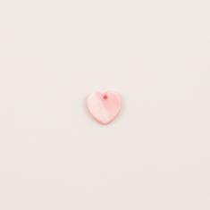 Καρδιά Φίλντισι Ροζ (1.3x1.3cm)