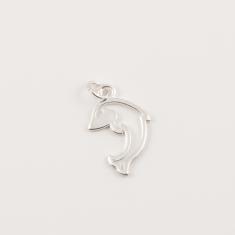 Silver Plated Dolphin 2.7x1.6cm