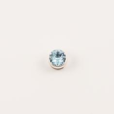 Silver Item Bezel Light Blue (1cm)