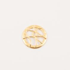 Gold Plated Round Item 3.2cm