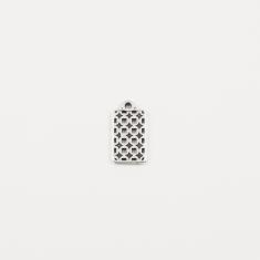 Perforated Item Silver 2.3x1.2cm