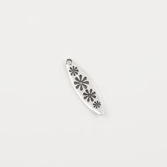 Item Flowers Silver 3.8x1.1cm