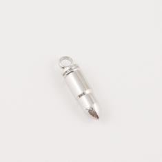 Ατσάλινη Σφαίρα Ασημί 3.7x1cm