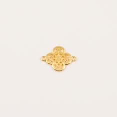 Gold Plated Perforated Item 2x1.6cm
