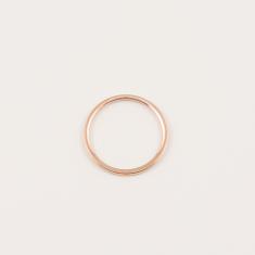Steel Ring Pink Gold