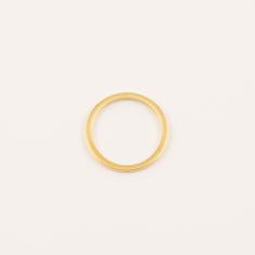 Gold Plated Steel Ring 1.5mm