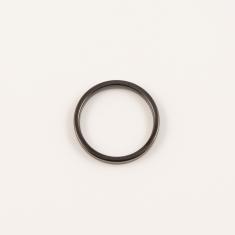 Ατσάλινο Δαχτυλίδι Μαύρο 3mm