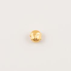 Gold Plated Metal Buddha 0.7x0.7cm