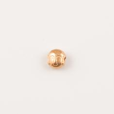 Μεταλλικός Βούδας Ροζ Χρυσός 0.7x0.7cm