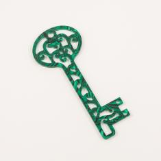 Διάτρητο Κλειδί Plexiglass Πράσινο