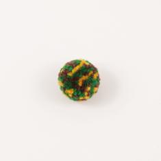 Pom Pom Yellow-Green 25mm