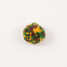 Pom Pom Yellow-Green 30mm
