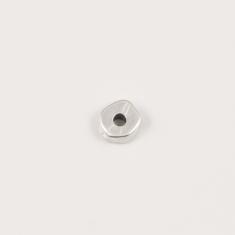 Ροδέλα Πλακέ Ασημί 5x4mm