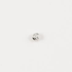 Polygonal Bead Silver 5mm