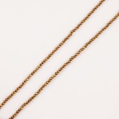 Polygonal Beads Copper 2mm