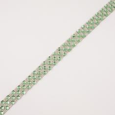 Braid Emerald Crystals (2x38cm)
